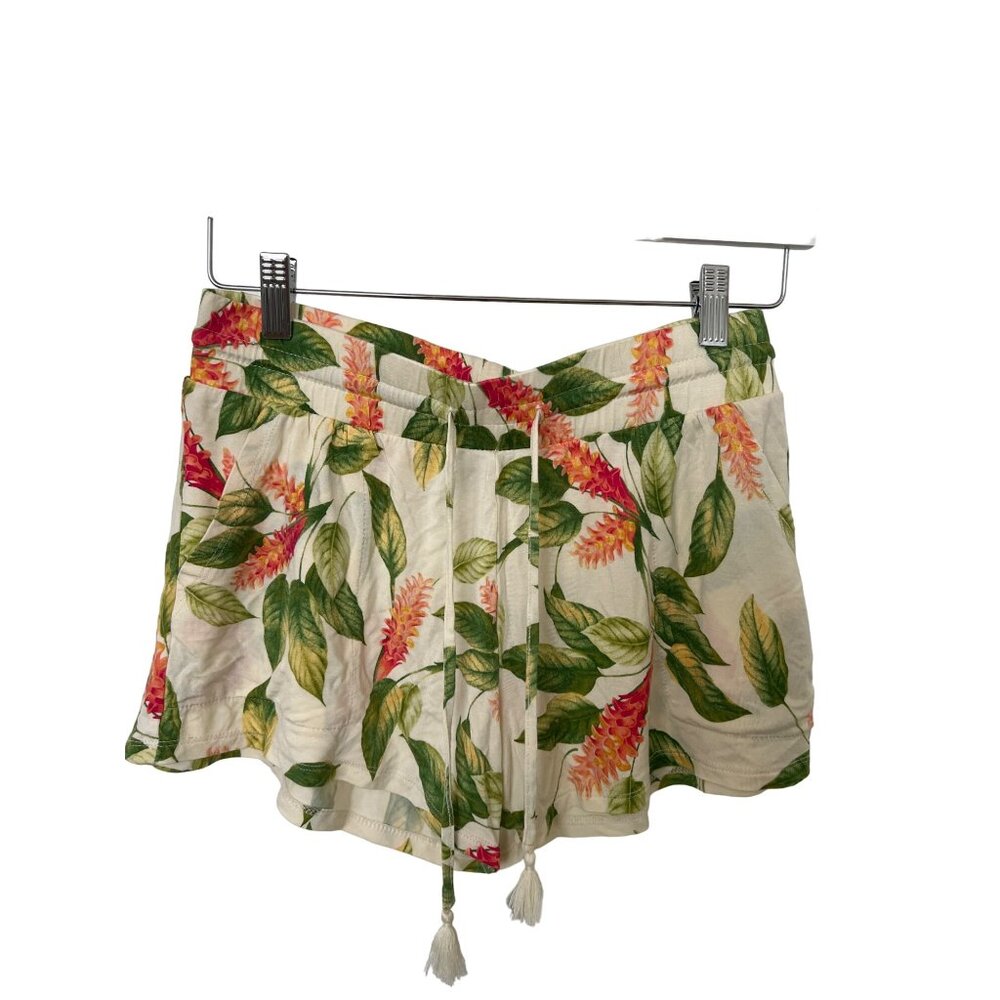 Stars Above Tropical Print PJ Lounge Shorts
